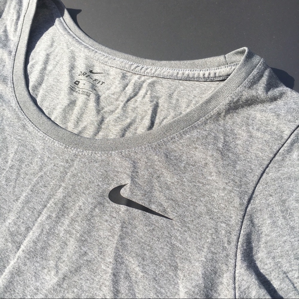Nike Legend Dri Fit grey workout longsleeve